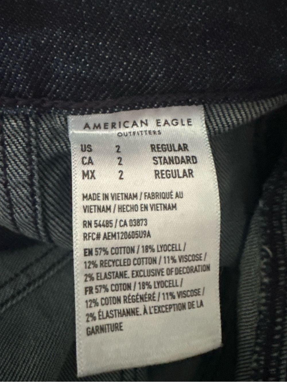 AE Super High-Waisted Baggy Wide-Leg Jean - Picture 8 of 9